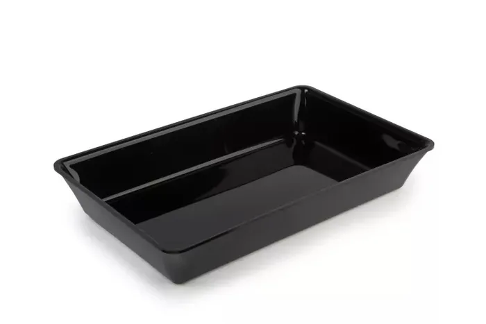 Polimetilmetakrilāta GN 1/1 80 Plexi trauks Melns