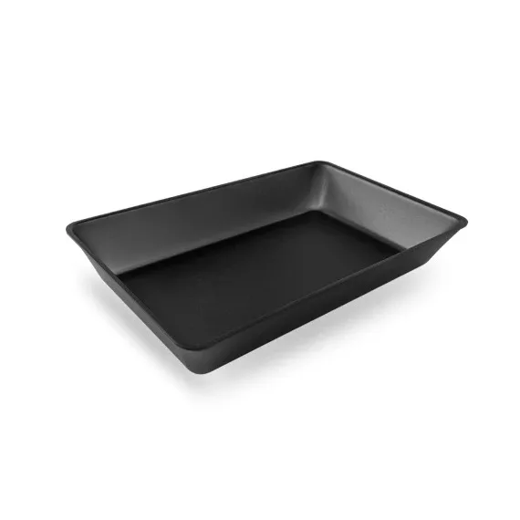 Polimetilmetakrilāta GN 1/1 80 Plexi trauks Tumši pelēks dūmu