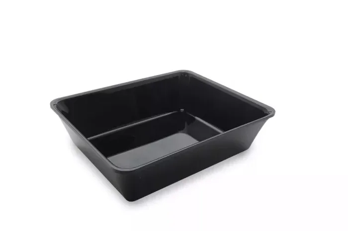 Polimetilmetakrilāta GN 1/2 80 Plexi trauks Melns