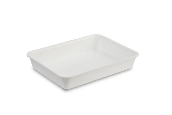 Polimetilmetakrilāta GN 1/5 40 Plexi trauks Balts