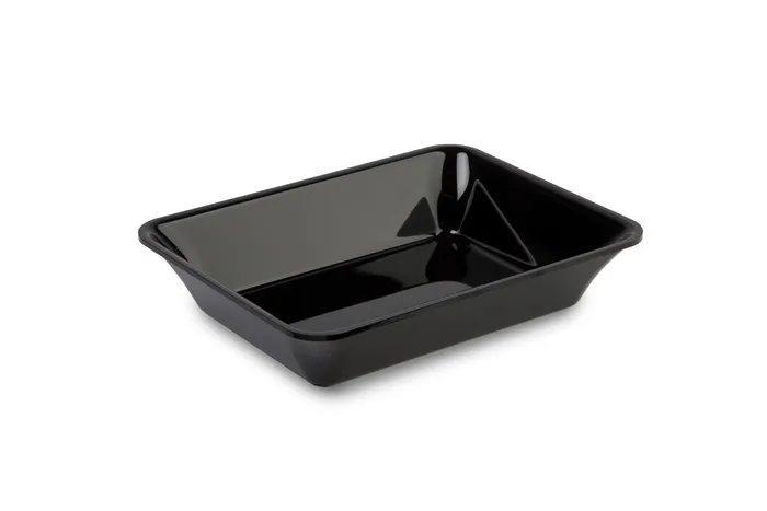 Polimetilmetakrilāta GN 1/5 50 Plexi trauks Melns