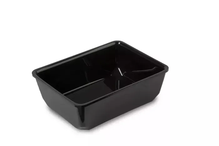 Polimetilmetakrilāta GN 1/5 80 Plexi trauks Melns