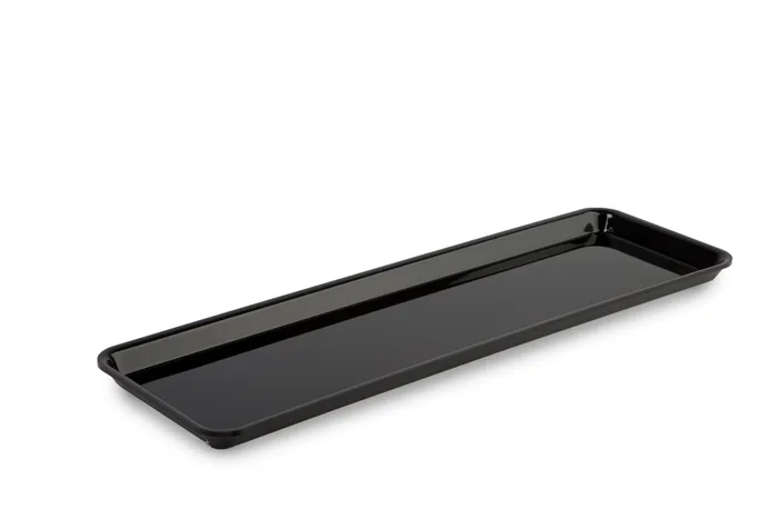 Polimetilmetakrilāta GN 2/4 20 Plexi trauks Melns