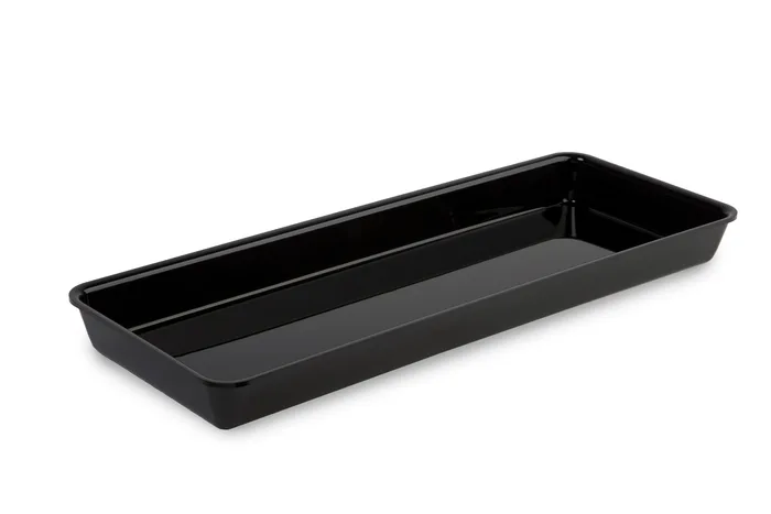 Polimetilmetakrilāta GN 2/5 40 Plexi trauks Melns